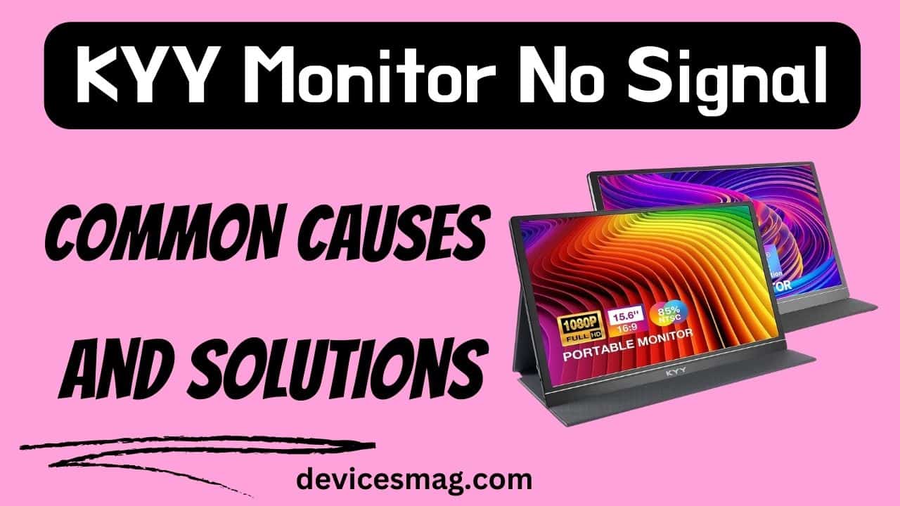 KYY Monitor No Signal-Common Causes and Solutions