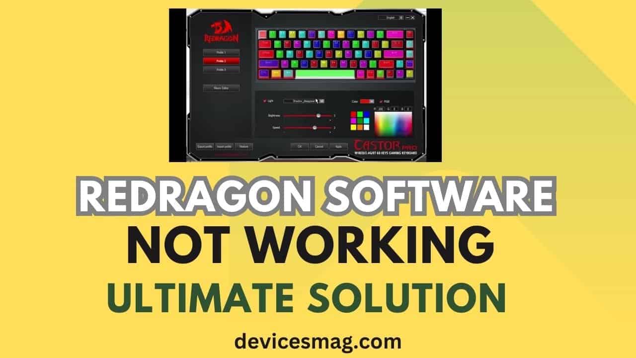 Redragon Software Not Working-Ultimate Solution
