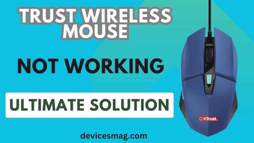 Trust Wireless Mouse Not WorkingUltimate Solutions Devices Mag
