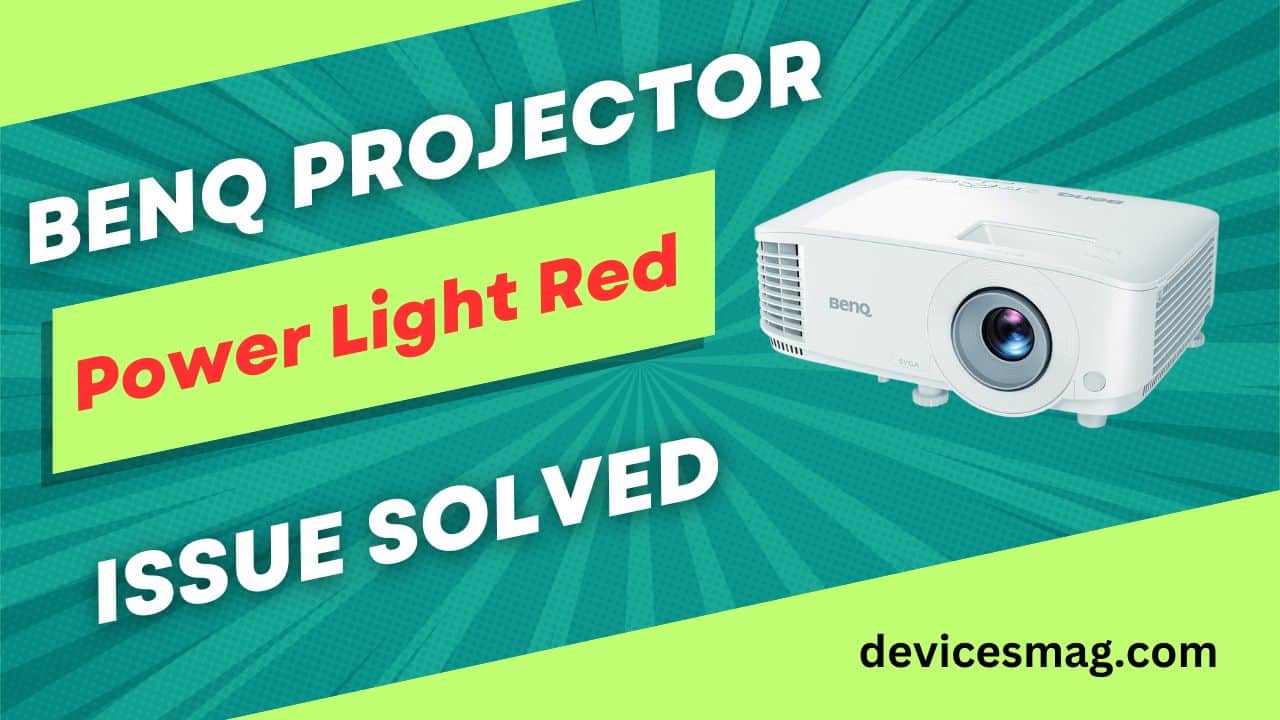 BenQ Projector Power Light Red-Issue Solved