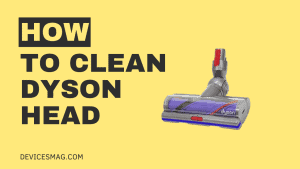 how to clean dyson head